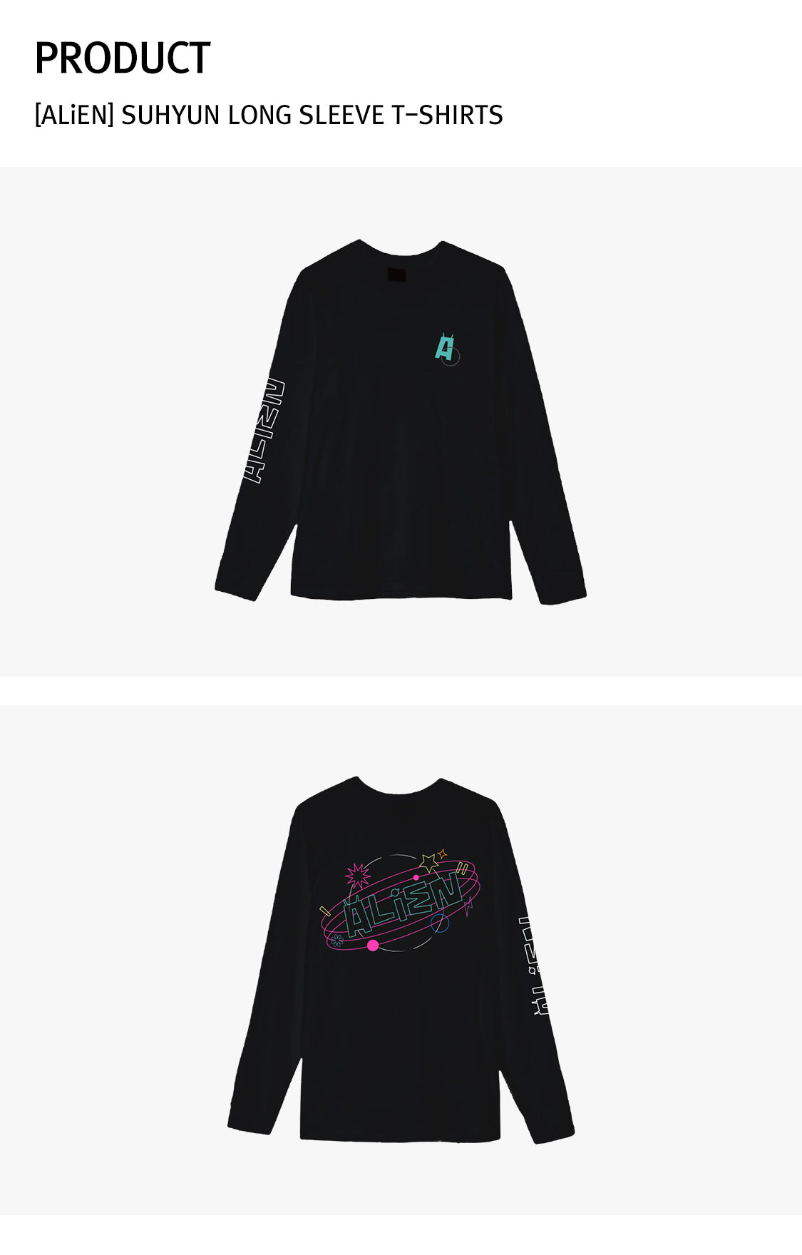 SUHYUN [ALIEN] Langarmshirt