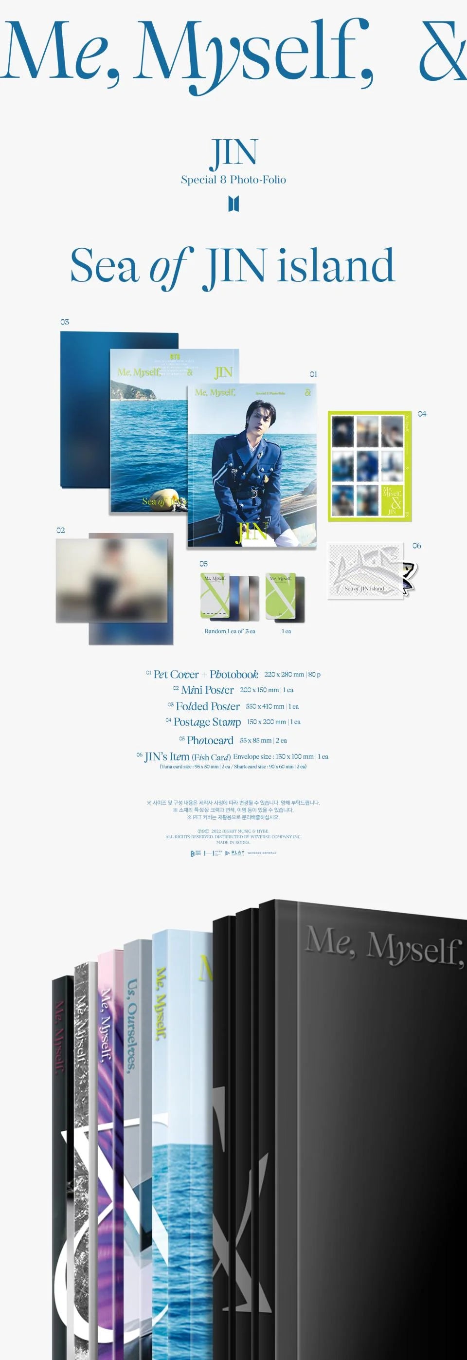 Special 8 Photo-Folio Me, yo y Jin ("Sea of ​​Jin Island") | La compañía daebak
