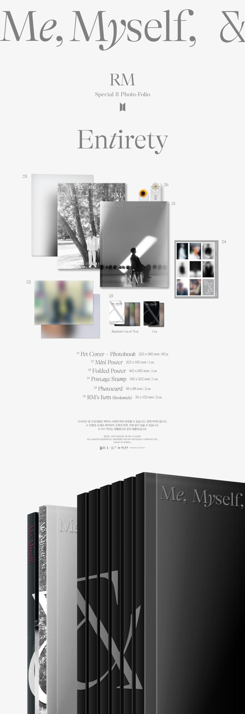 Special 8 Photo-Folio Me, Myself, and RM (Entirety)