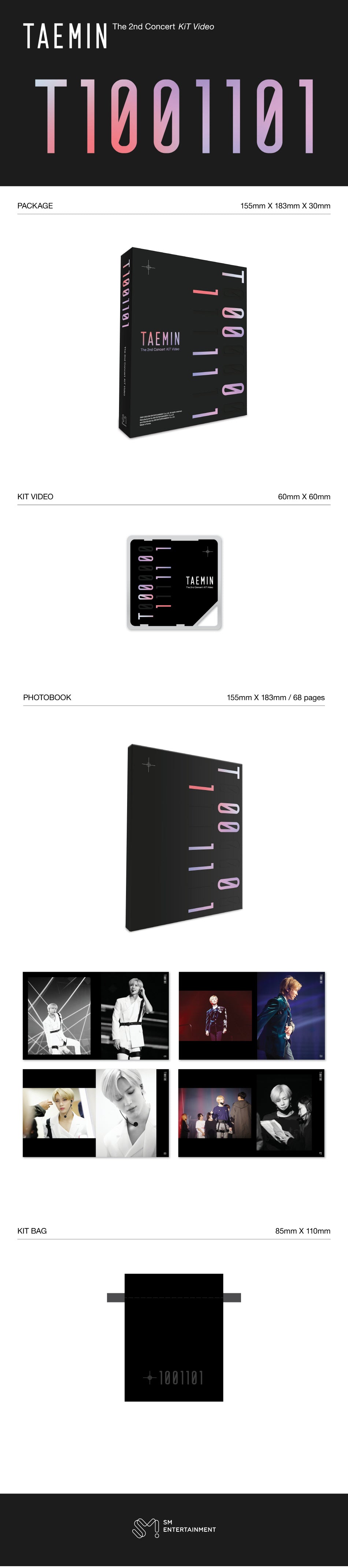 TAEMIN - 2nd Concert "T1001101" Kit Video