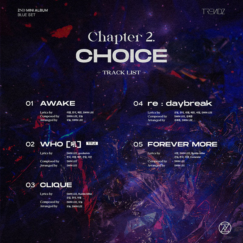 TRENDZ - BLUE SET: Chapter 2 [CHOICE] (2nd Mini Album)