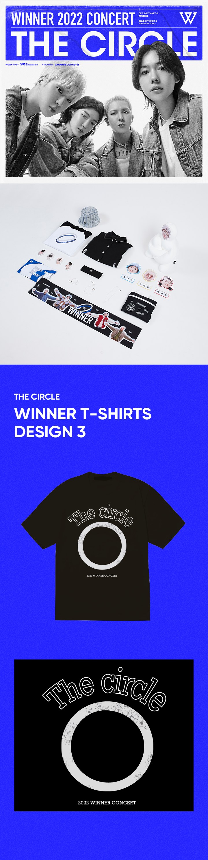 WINNER [THE CIRCLE] T-shirt Design 3