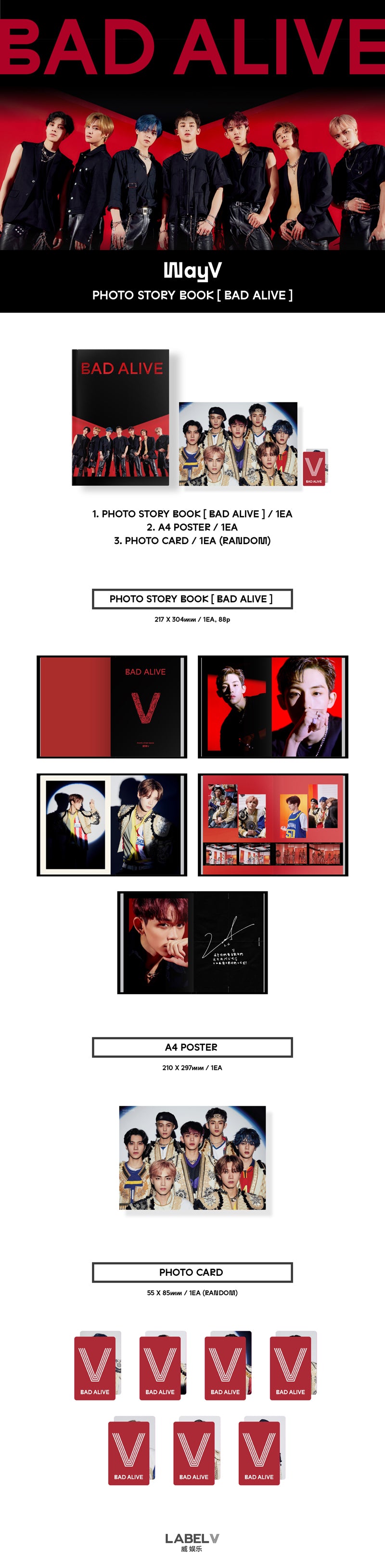 WayV Bad Alive Fotostorybuch