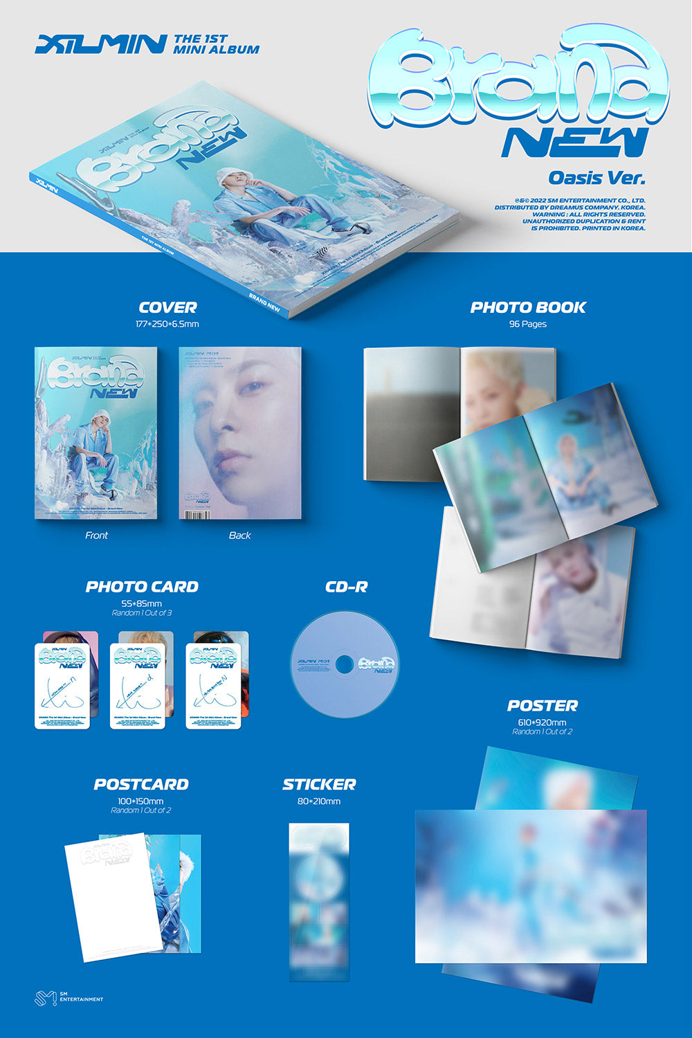 XIUMIN - Brand New (1st Mini Album) Photobook Ver.