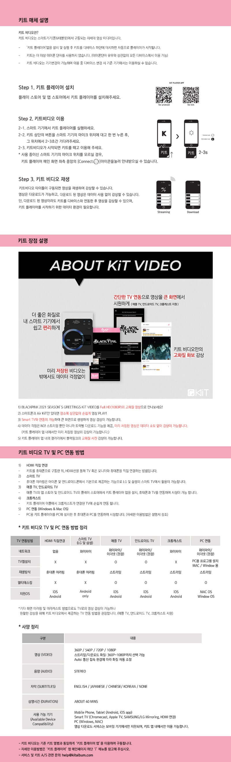 BLACKPINK 2021 Season's Greetings (KiT Video)