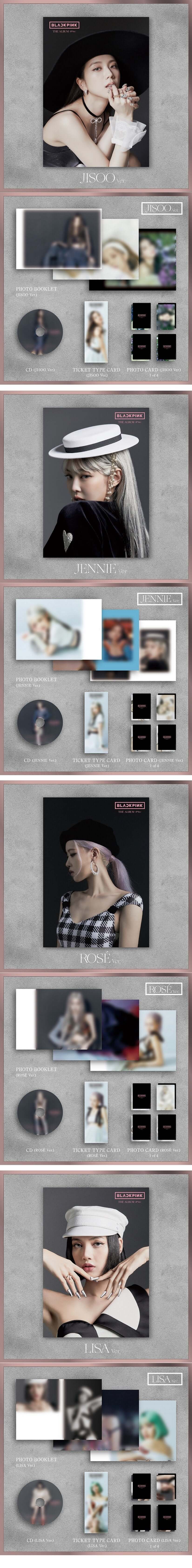 BLACKPINK 1. VOLLSTÄNDIGES ALBUM „THE ALBUM JP Ver.“ Solo Edition