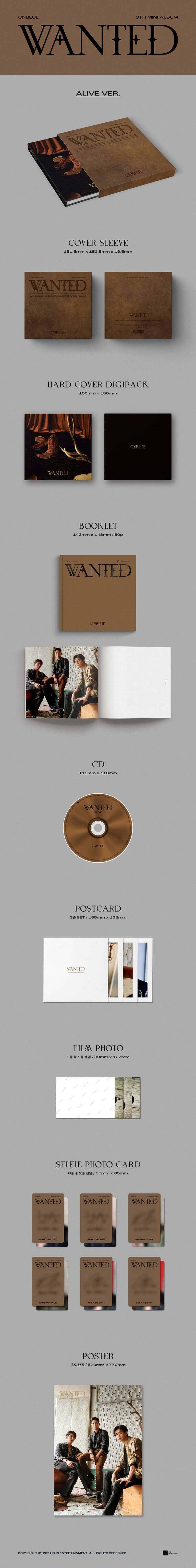 CNBLUE - WANTED (9th Mini Album)