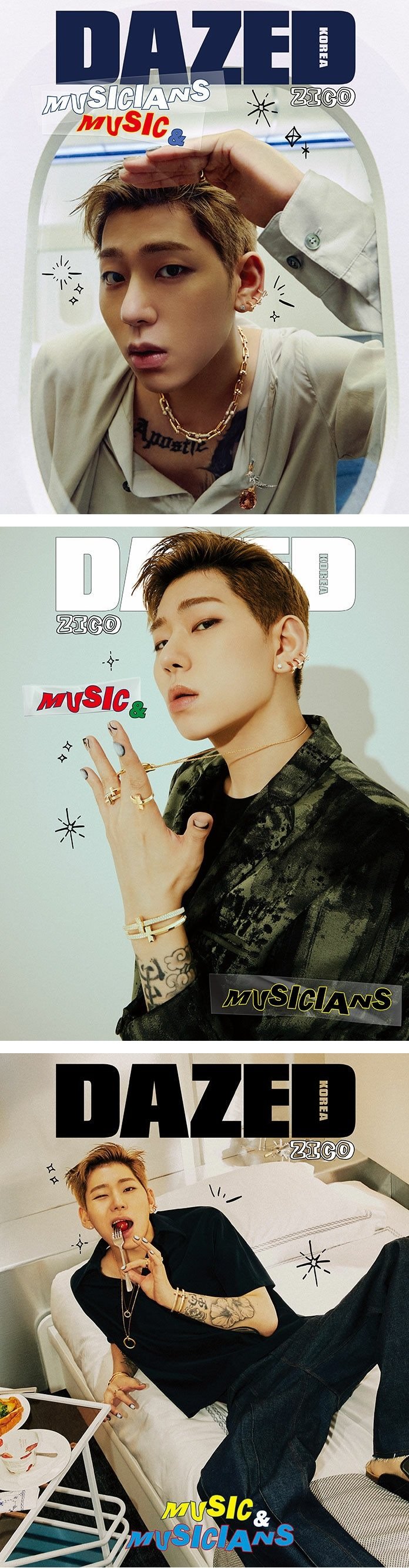 DAZED & CONFUSED KOREA August 2022 Issue (Cover Zico)