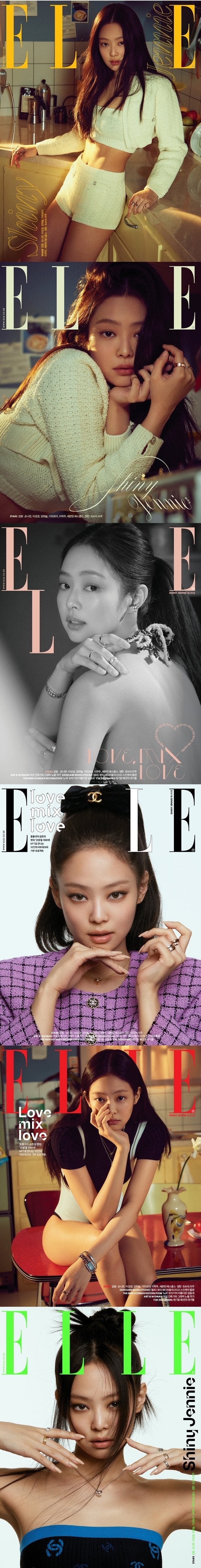 ELLE إصدار فبراير ٢٠٢٢ (الغلاف: BLACKPINK Jennie)