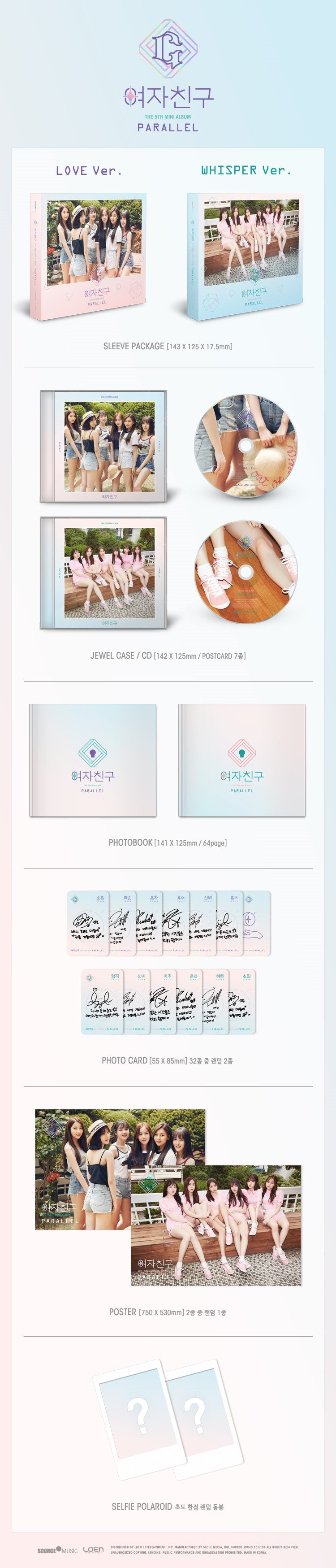 Gfriend - Parallel (album packshot)