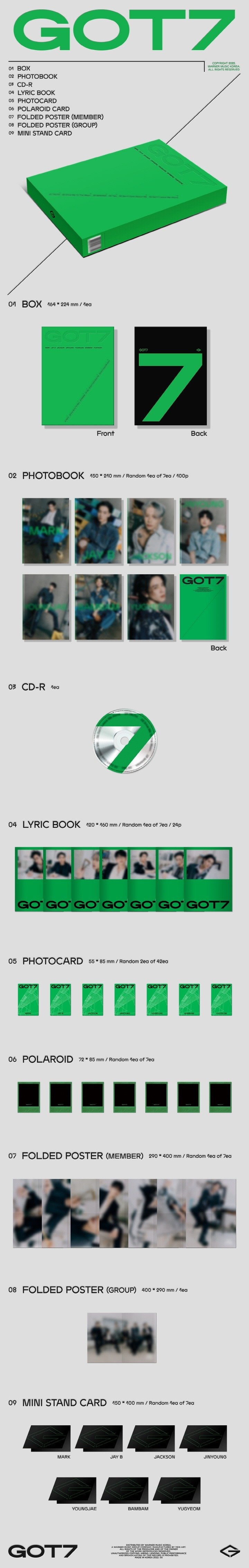 GOT7 - GOT7 album [7 set]