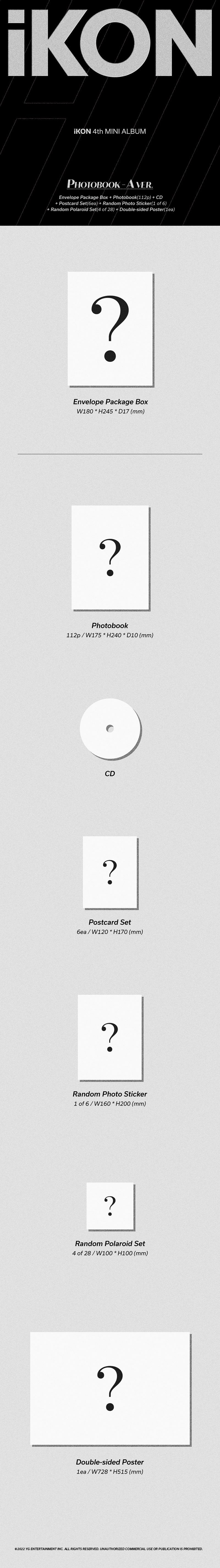 iKON - FLASHBACK (4th Mini Album) フォトブック Ver.あ