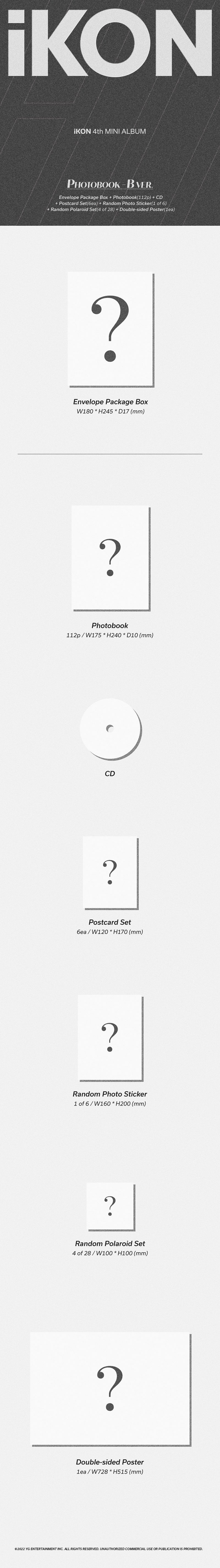 iKON - FLASHBACK (4th Mini Album) フォトブック Ver.