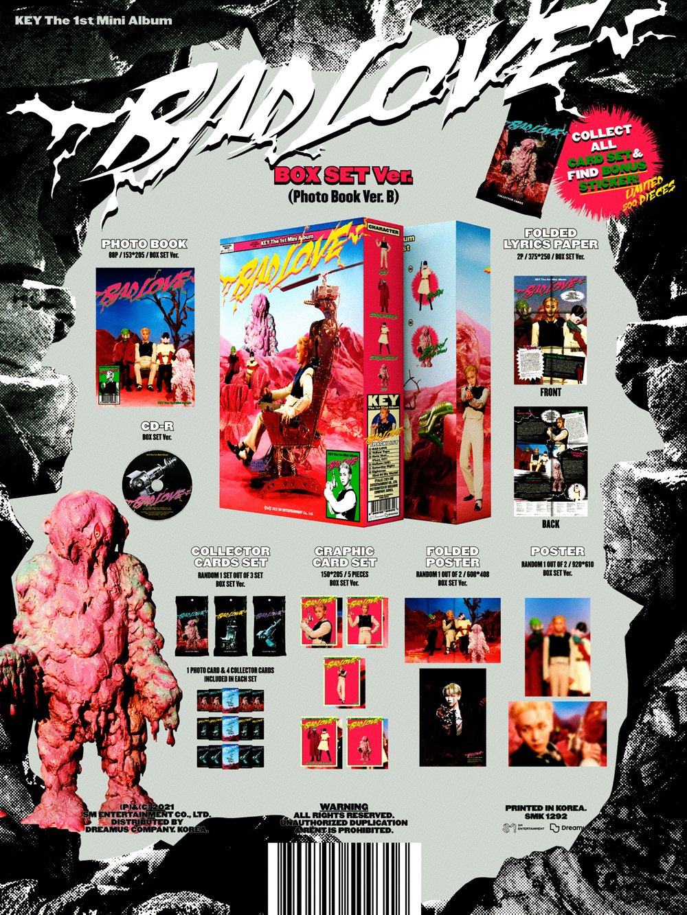 KEY – BAD LOVE (1. Mini-Album) BOX SET Ver.