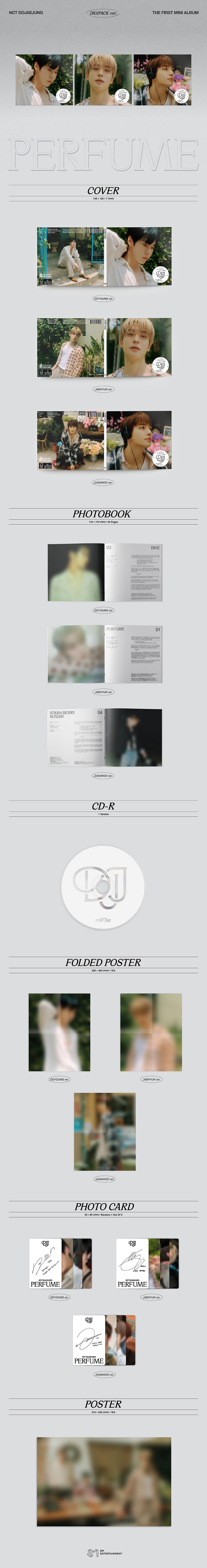 NCT (ドジェジョン) - Perfume (1st Mini Album) デジパック Ver.