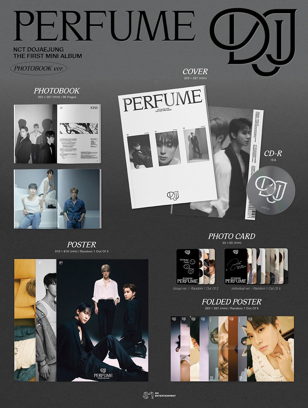NCT (ドジェジョン) - Perfume (1st Mini Album) Photobook Ver.