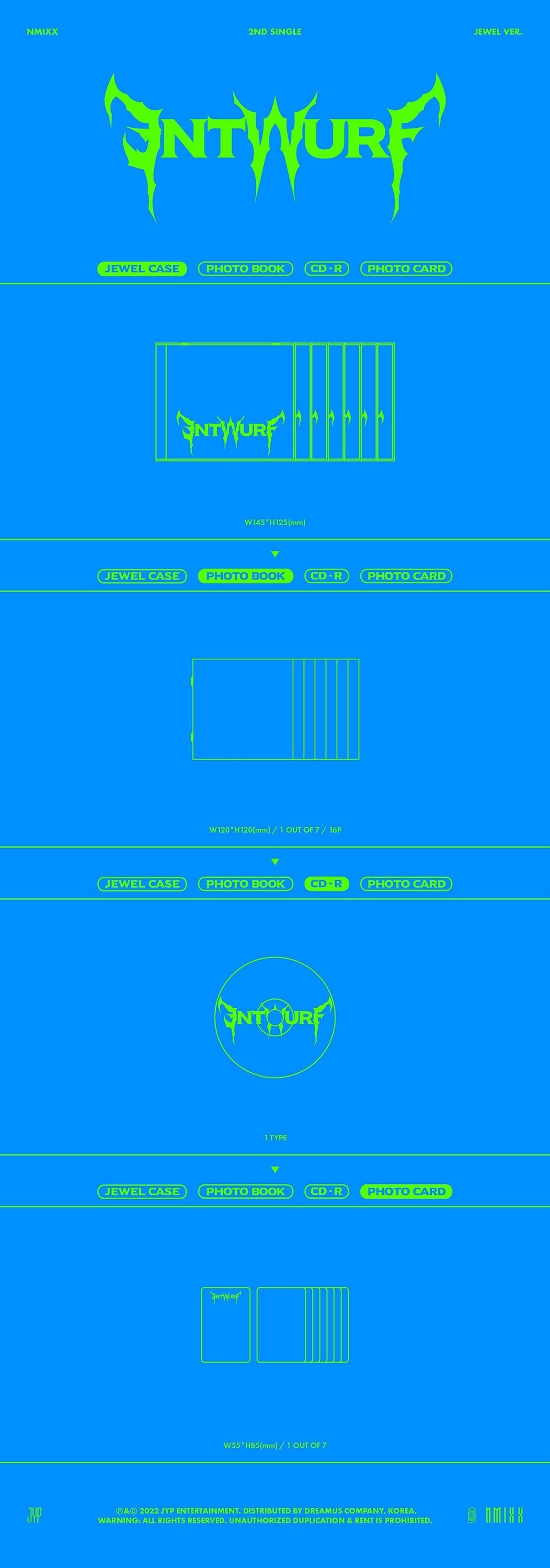 NMIXX - ENTWURF (2nd Single Album) Jewel Case Ver.