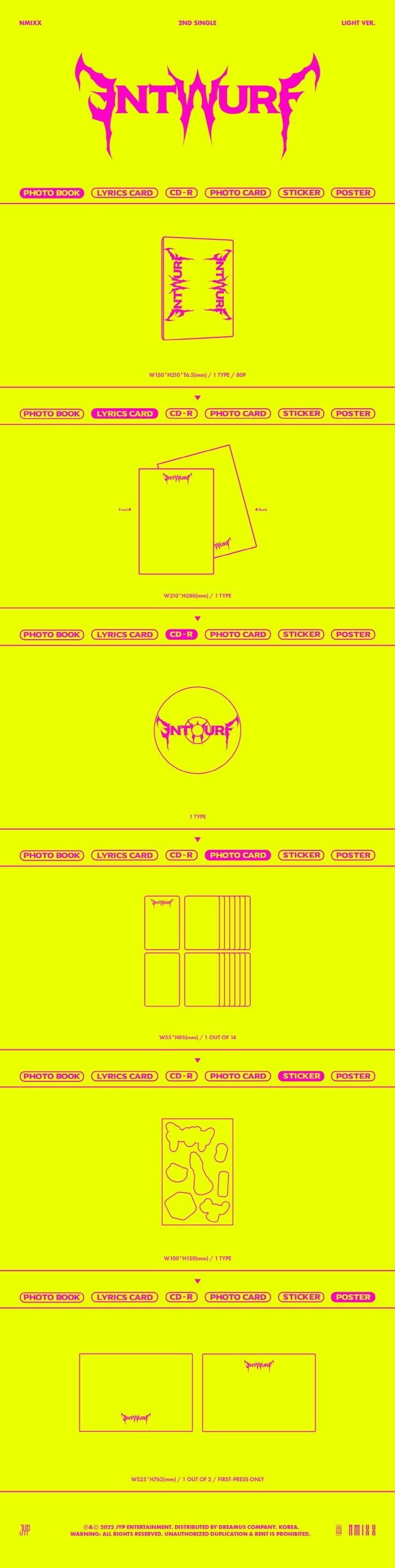 NMIXX - ENTWURF (2ndシングル) Light Ver.