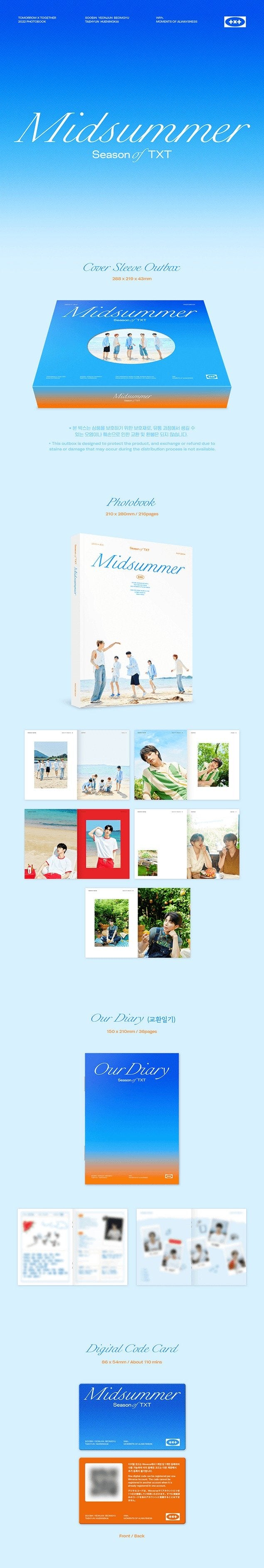 TXT - Season of TXT: Midsummer フォトブック