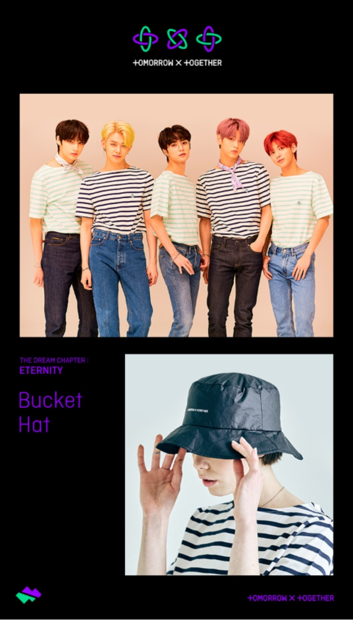 txt eternity uniform bucket hat