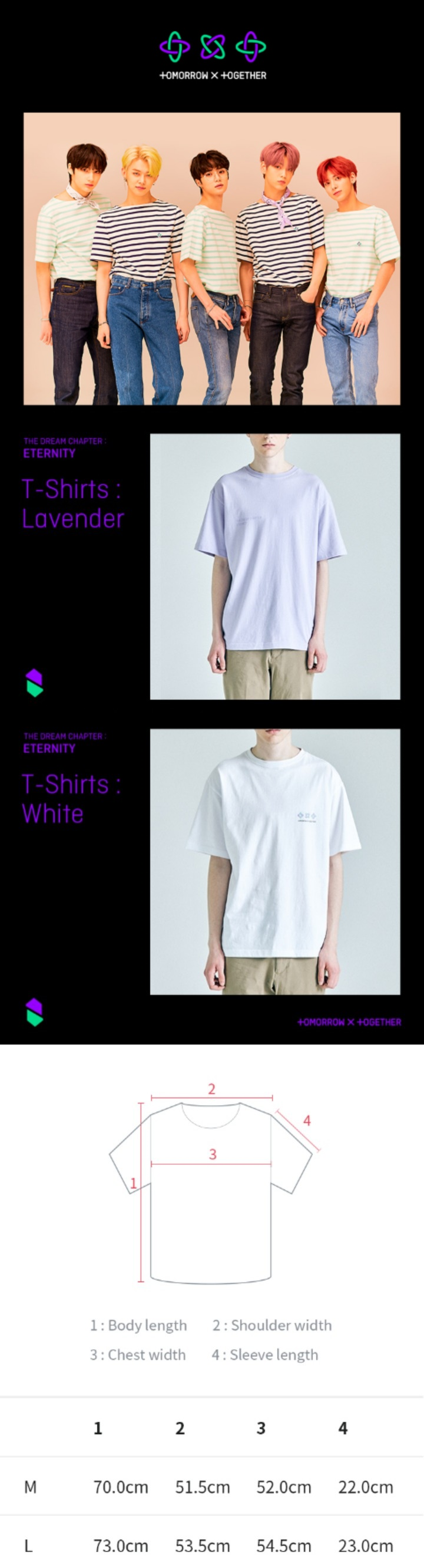 TXT Eternity Uniforme - Camiseta