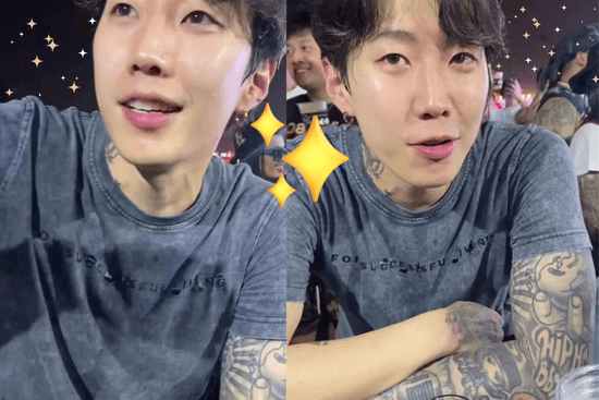 Jay Park's skin is sparkling
