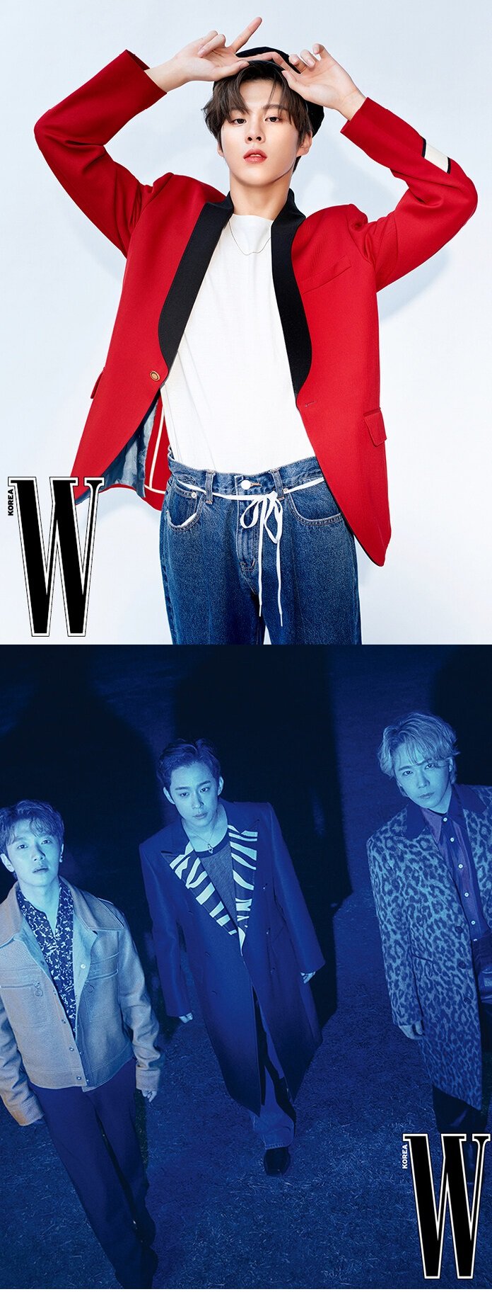 W KOREA 2022年2月号（表紙：NCTテヨン）