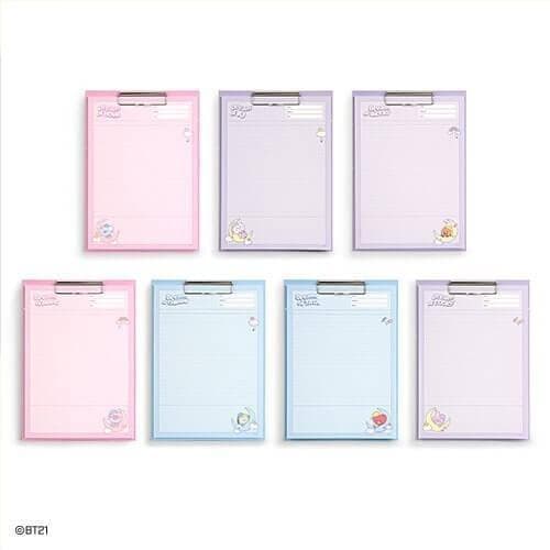 BT21 BABY Clipboard & Notepad Set