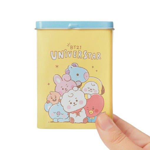 BT21 BABY Tin Case Aqua Band-Aid