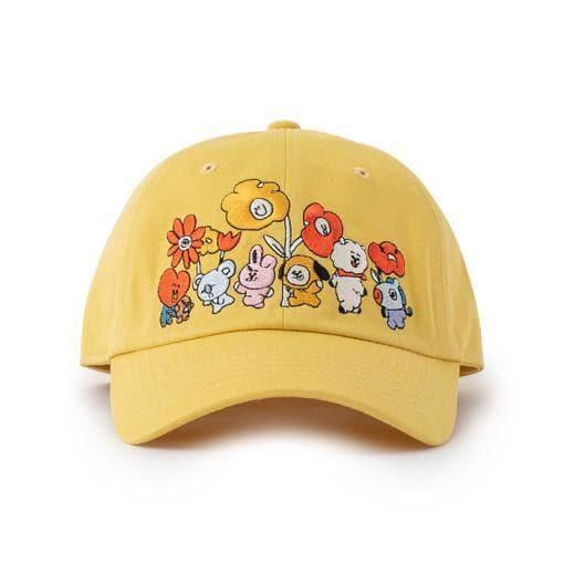 BT21 Flower Yellow Ball Cap