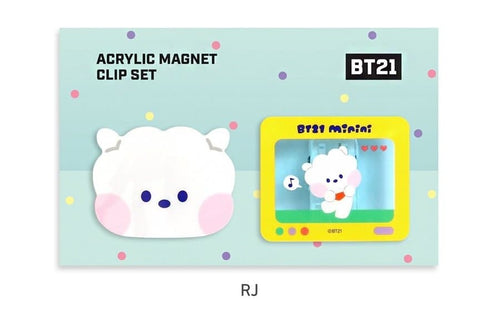 BT21 [minini] Acrylic Magnet Clip Set (2pcs)