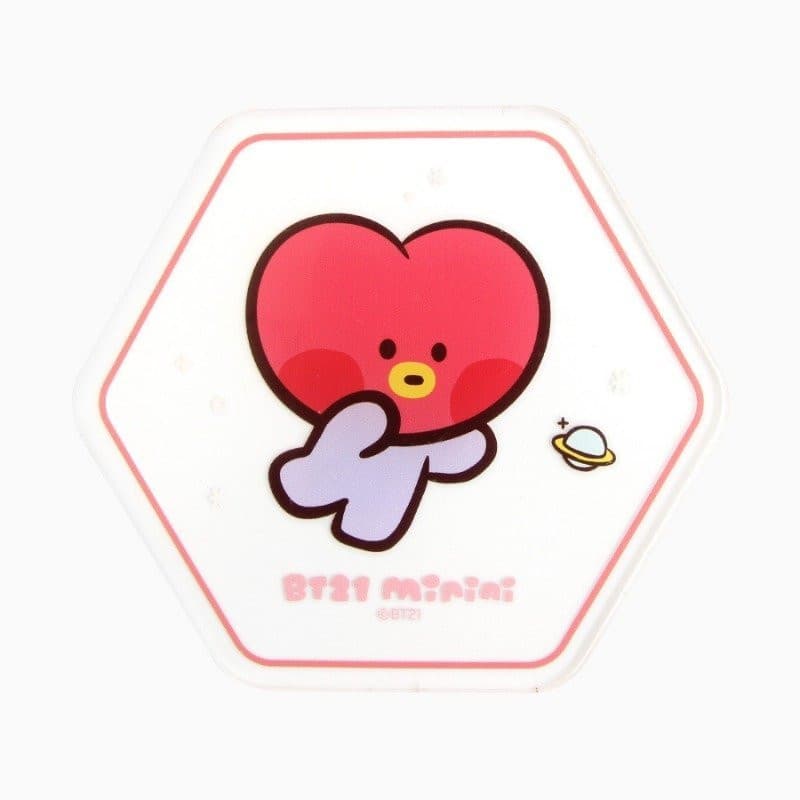 BT21 [minini] Hexagon Acrylic Coaster