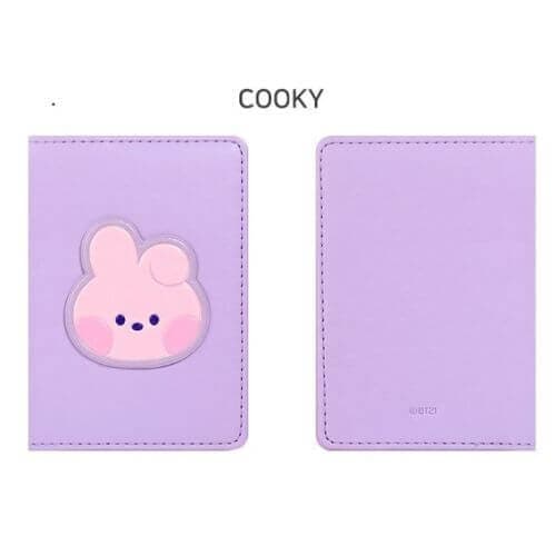 BT21 [minini] Leather Patch Card Case