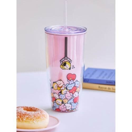 BT21 [minini] Lock & Lock Straw Ice Tumbler