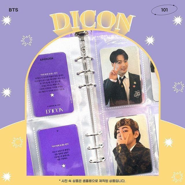 BTS - DICON PHOTOCARD 101: CUSTOM BOOK