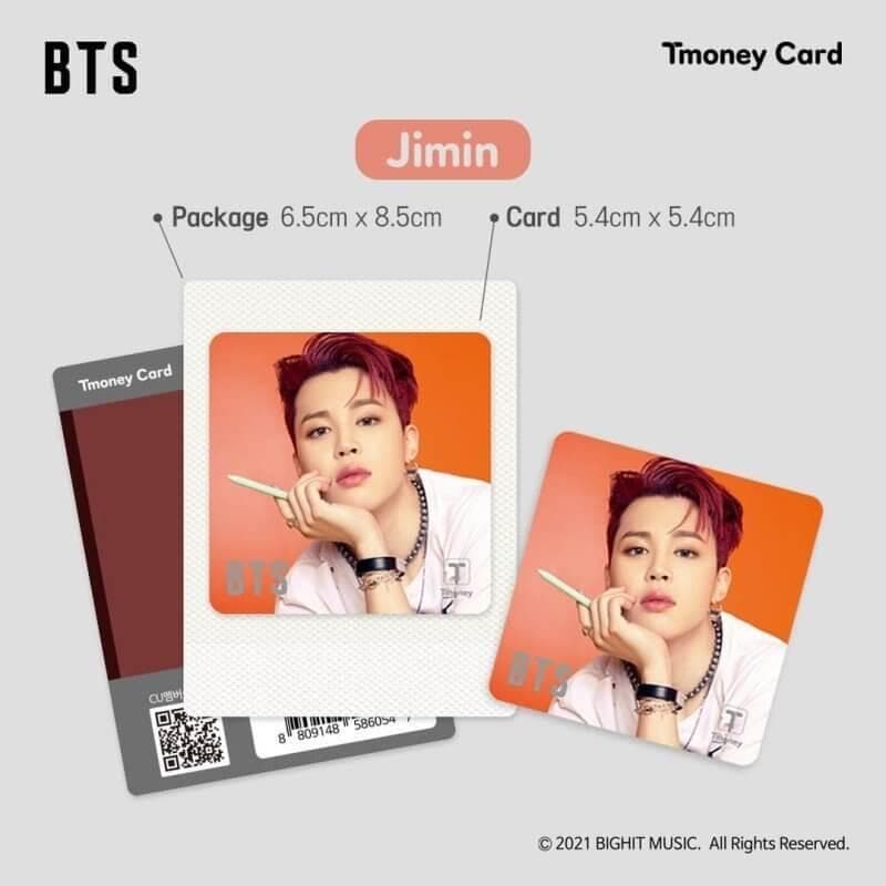 BTS Mini T-money Card Polaroid