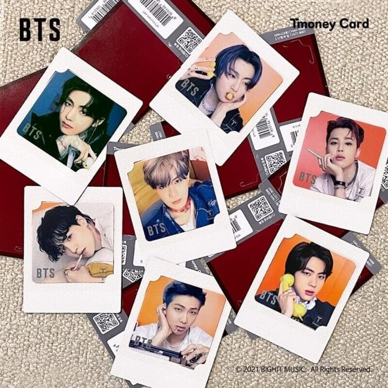 BTS Mini T-money Card Polaroid