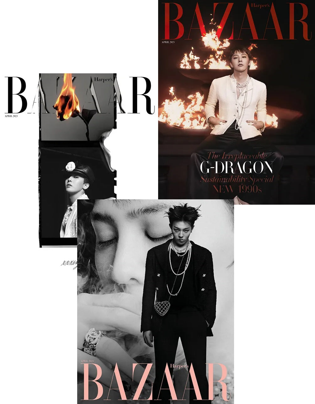 Bazaar Korea April 2023 Issue (Cover: G-Dragon)