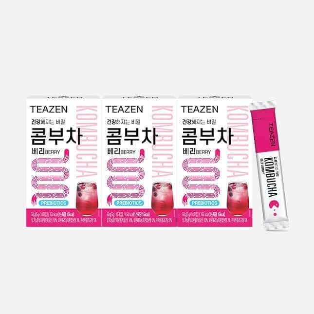 (Jungkook's Pick!) TEAZEN Kombucha 30 Sticks (50gx3)