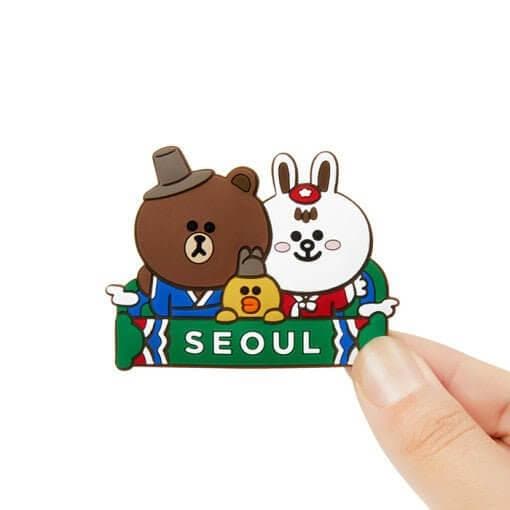 (Last stock!) BROWN & FRIENDS City Edition Seoul Magnet