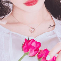 Black cute love Necklace necklaces for Blackpink girls – CIVIBUY