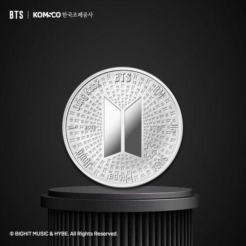 RM BTS 10th Anniversary Silver Medal South Korea 2023