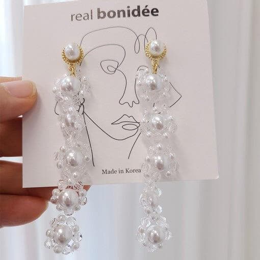 bonideÃ© Pearl Grain Drop Earrings