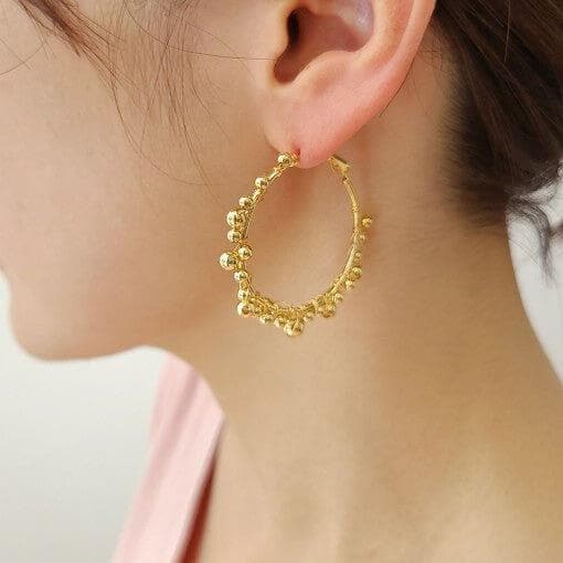 bonideÃ© Small Ball Hoop Earrings