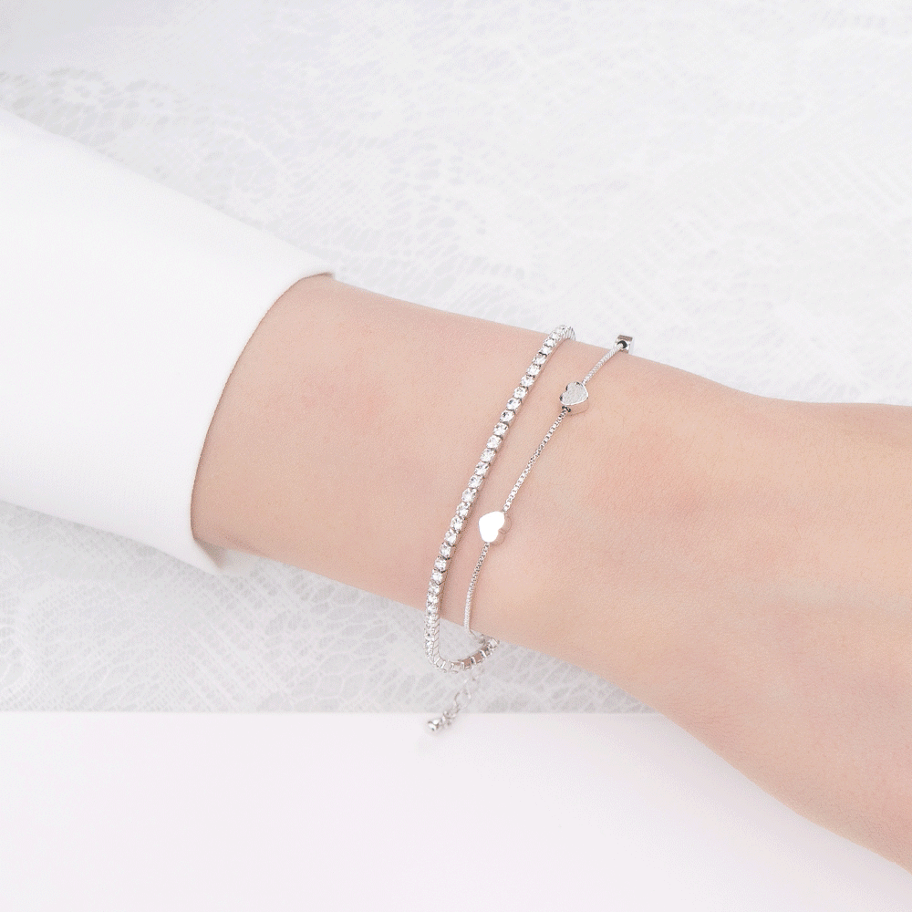 Love Suite Layered Bracelet