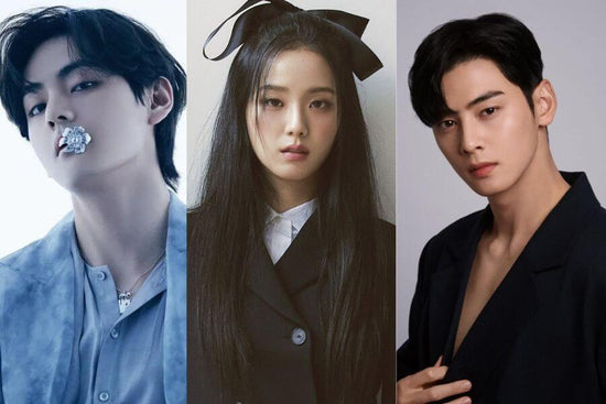 BTS V, BLACKPINK Jisoo, and Astro's Cha Eunwoo as three featured top kpop idol actors