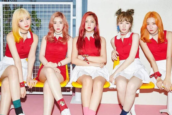 red velvet members with amazing kpop idol hair colors