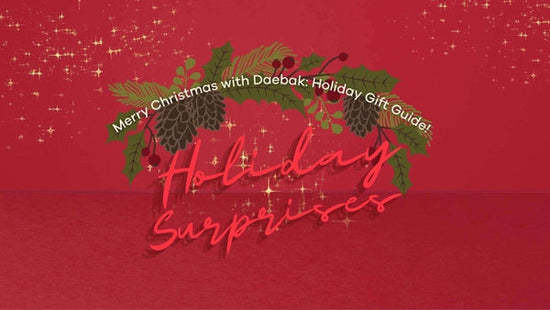 Frohe Weihnachten mit Daebak: Holiday Gift Guide! - Die Daebak Company