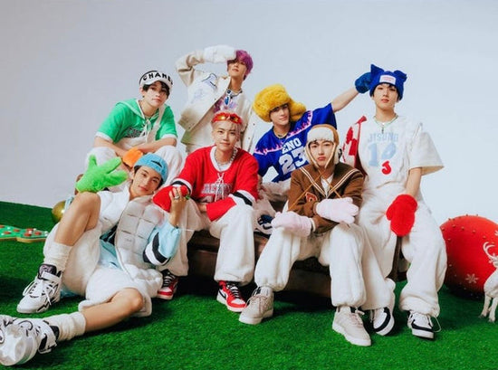 NCT Dream -Mitglieder für ihr Winter Special Mini Album Candy