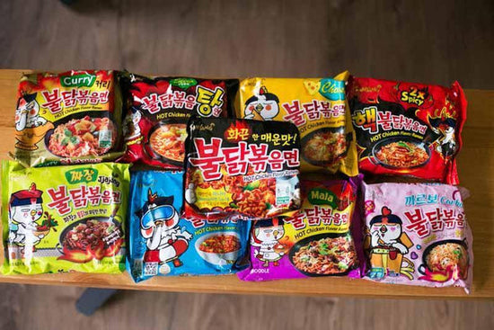 The Korean Fire Noodle Challenge | The Daebak Company